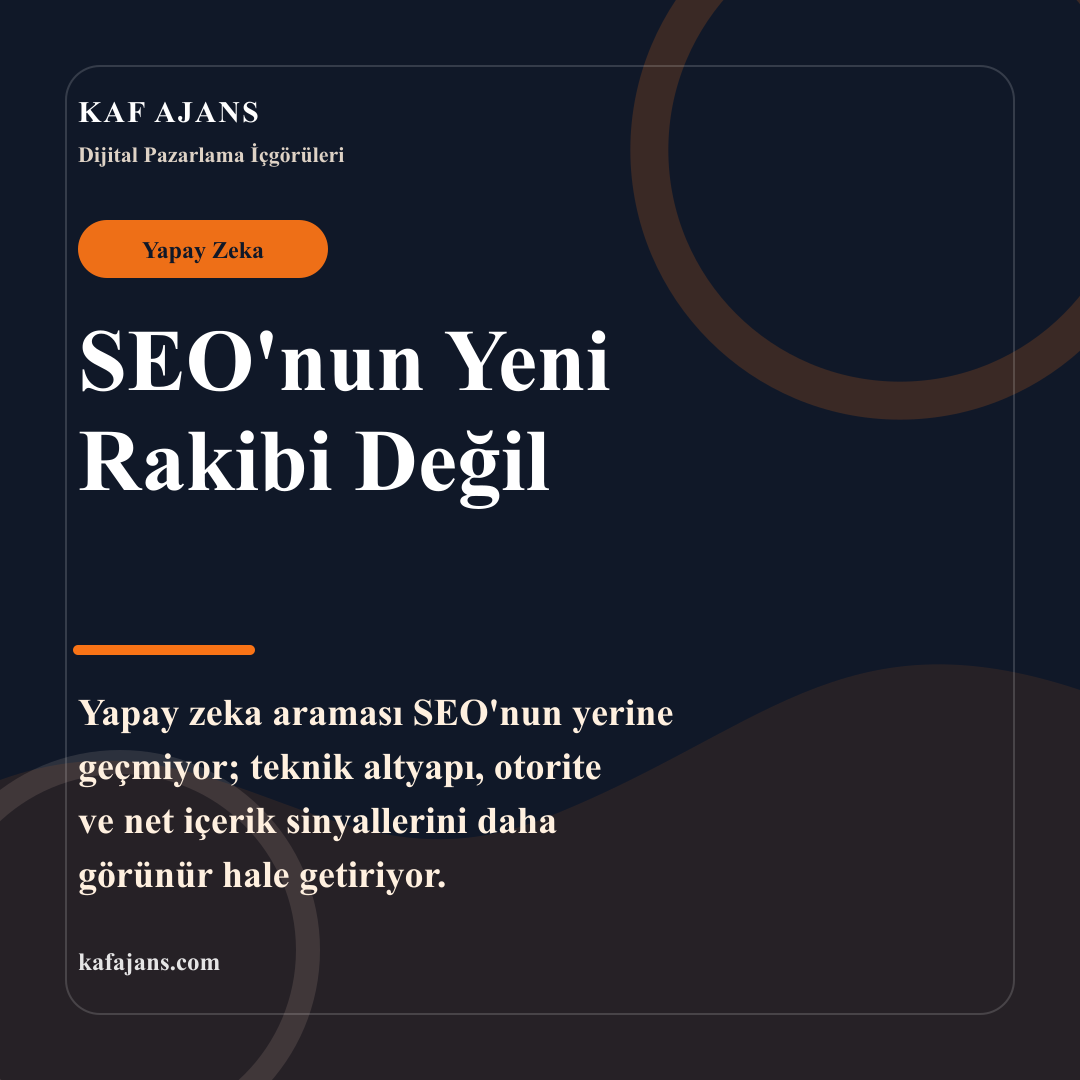 SEO'nun Yeni Rakibi Değil