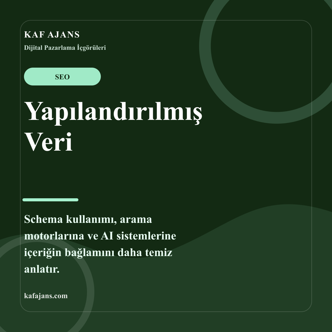 Yapılandırılmış Veri