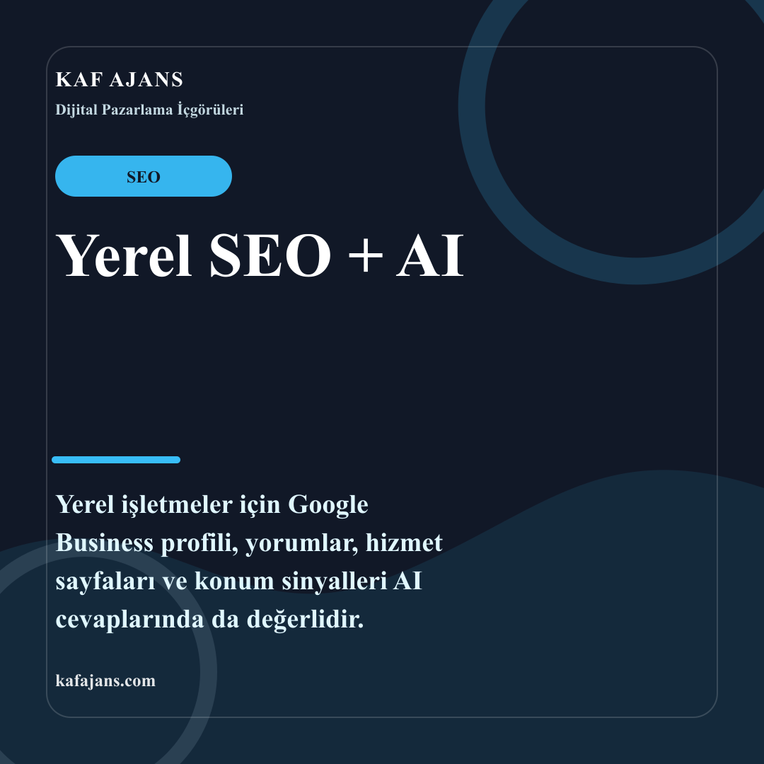 Yerel SEO + AI