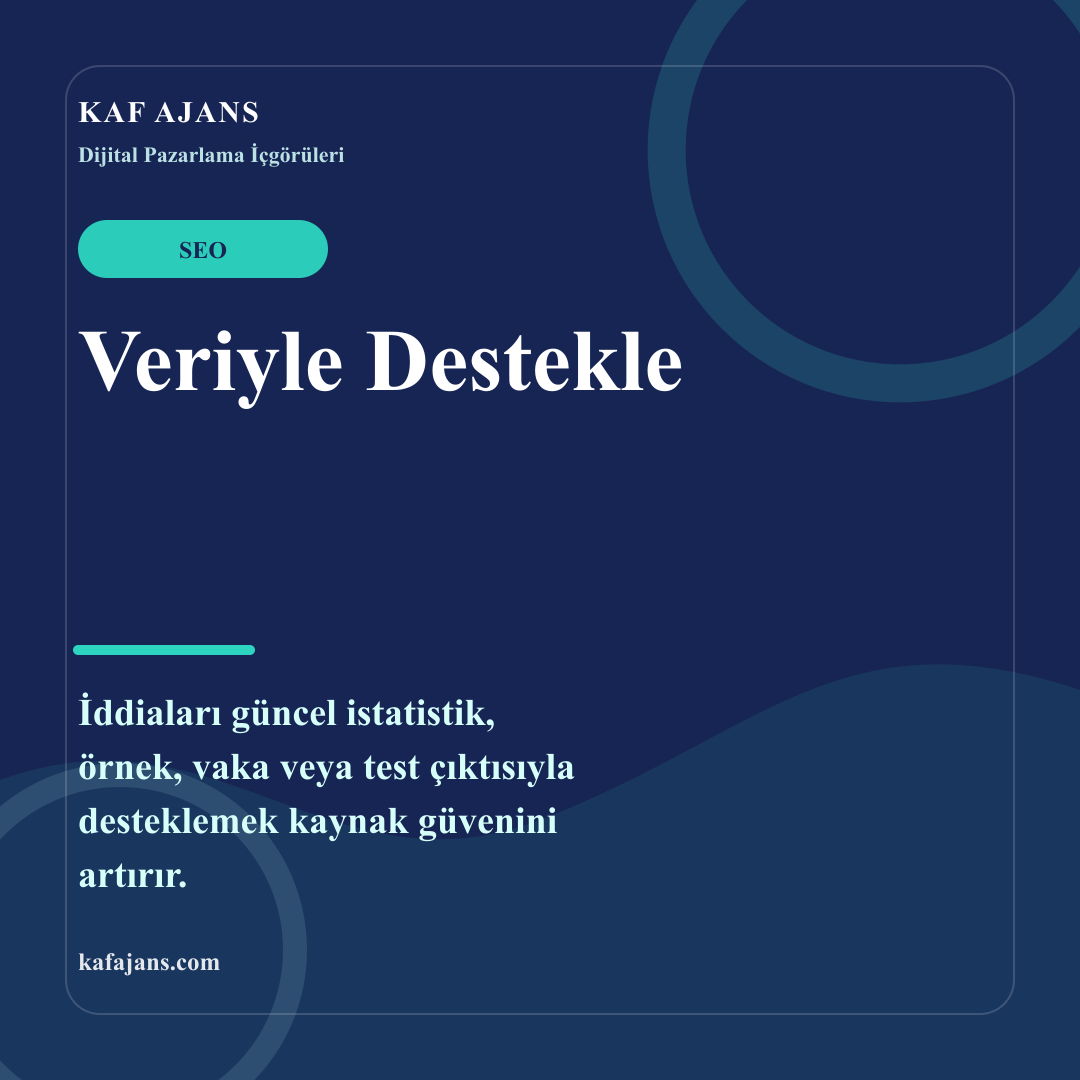 Veriyle Destekle
