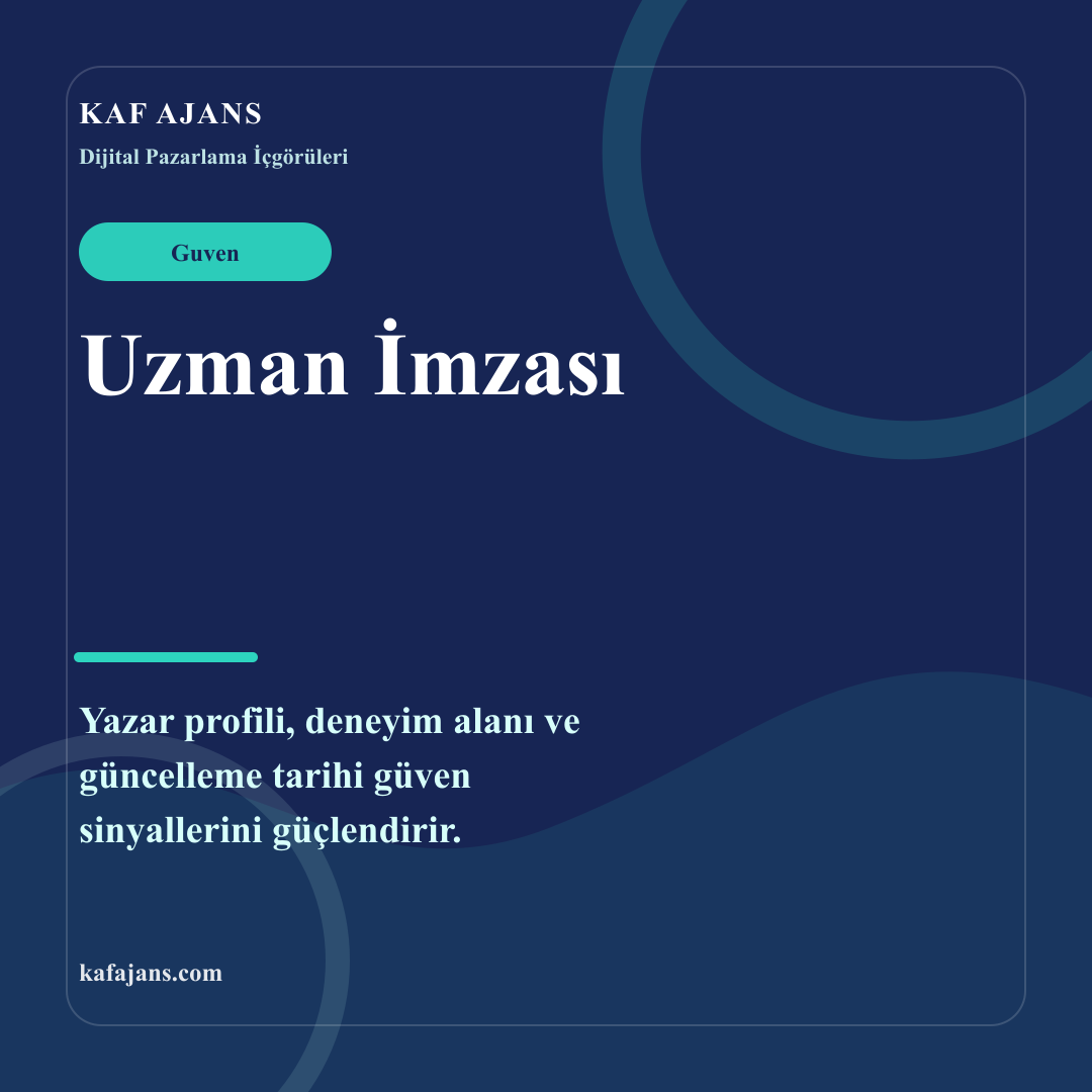 Uzman İmzası