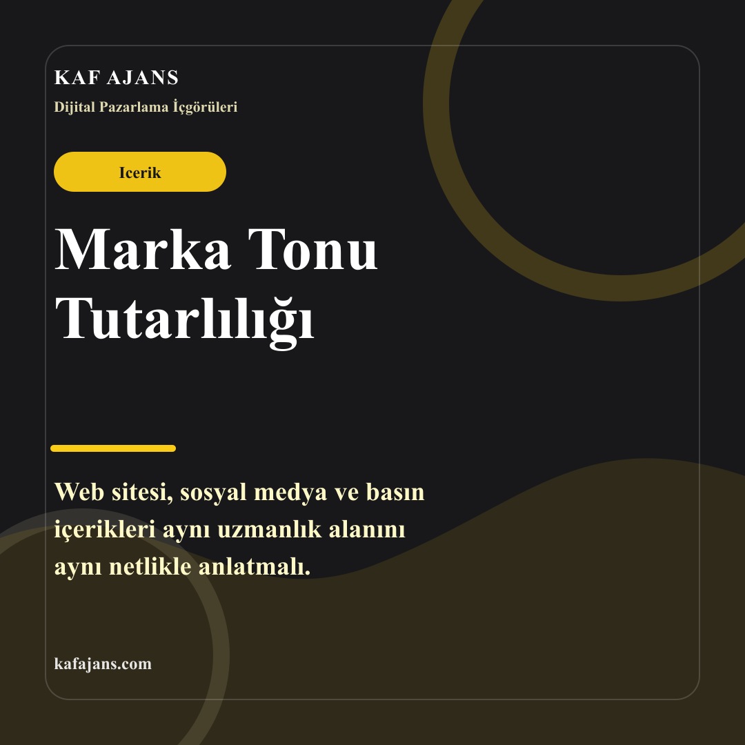 Marka Tonu Tutarlılığı