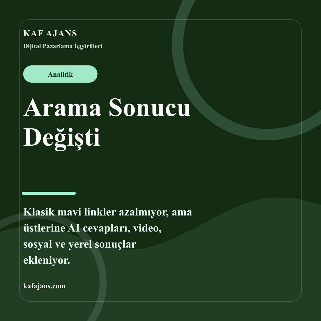 Arama Sonucu Değişti