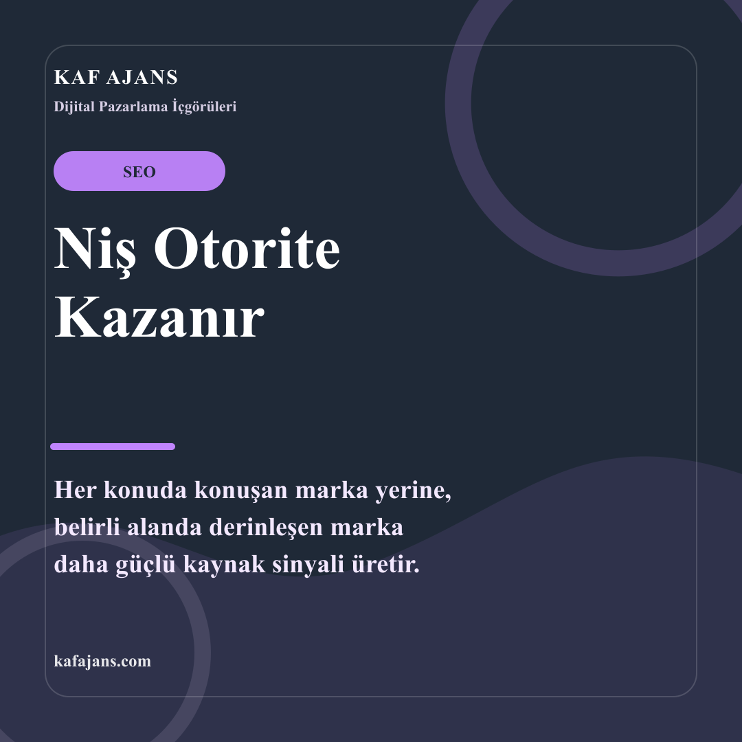 Niş Otorite Kazanır