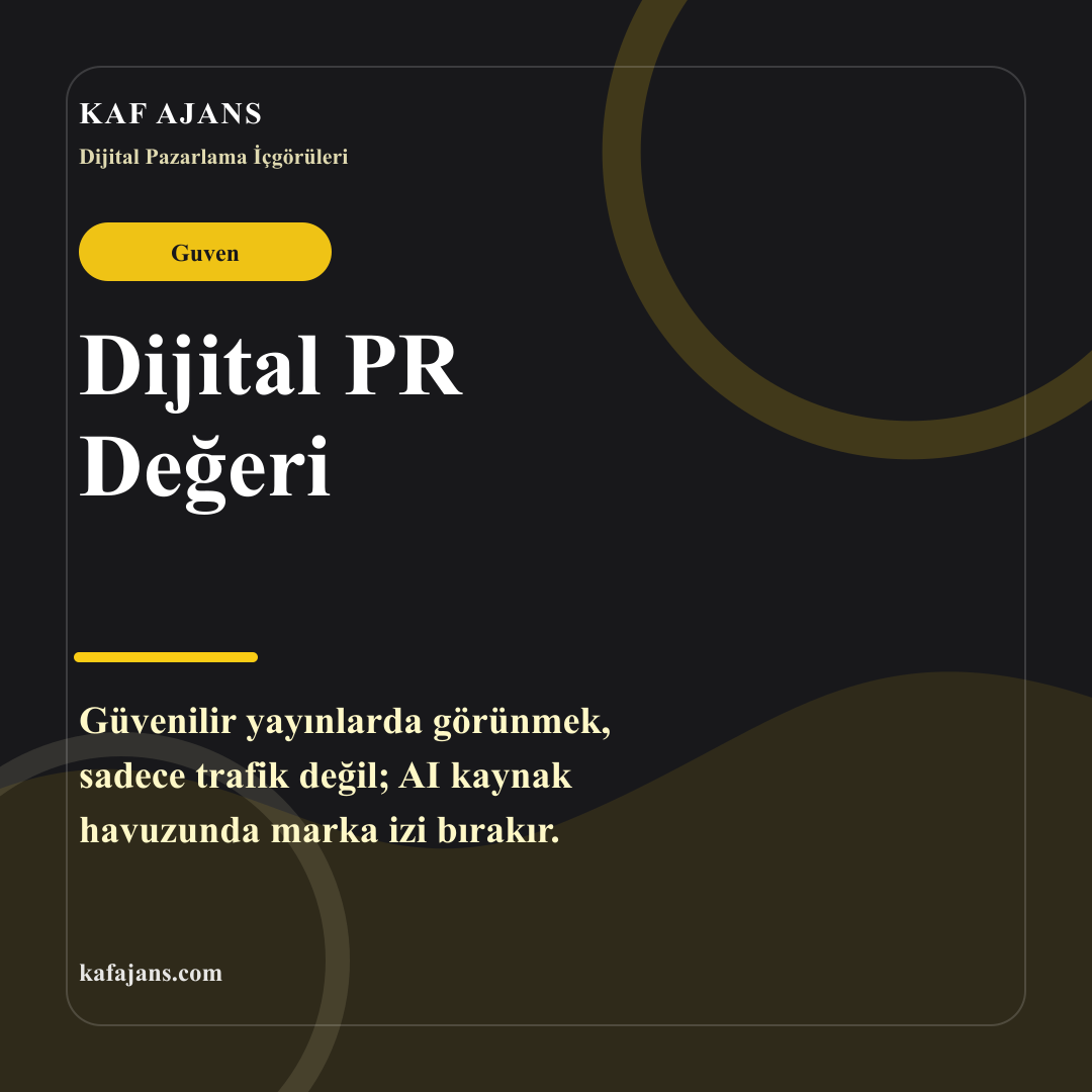 Dijital PR Değeri